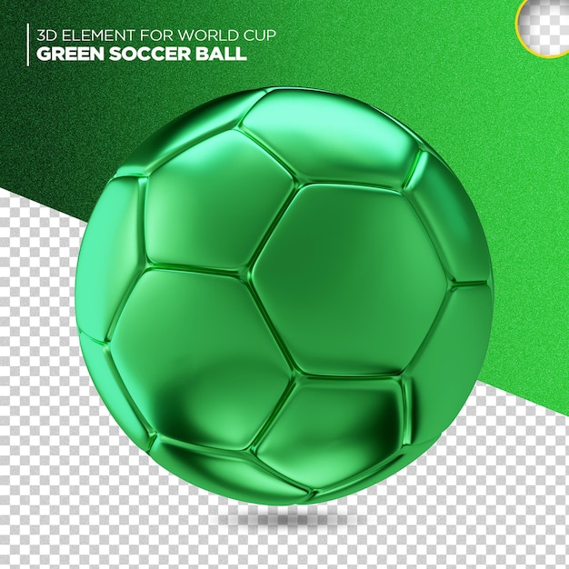 Modell des brasilianischen fußballs 3d für zusammensetzung