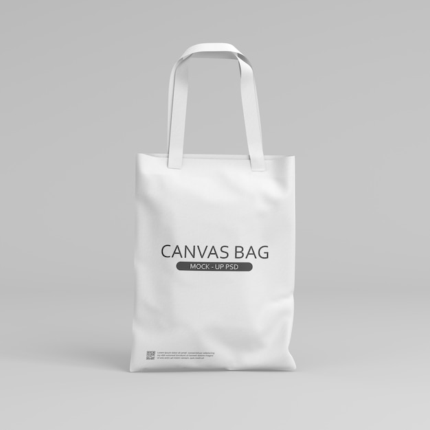 Modell einer Canvas-Tasche