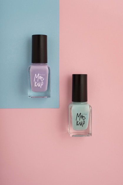 Modell einer Nagellackflasche