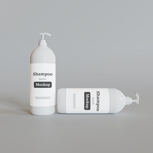 Modell einer Shampooflasche