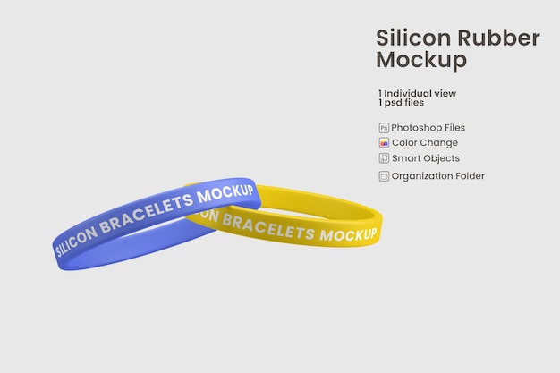 Modell eines silikonkautschukarmbandes