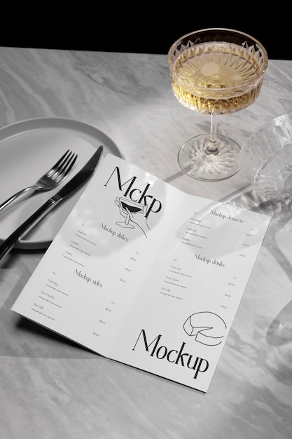 Modell für die Tabellenanordnung in einem Restaurant