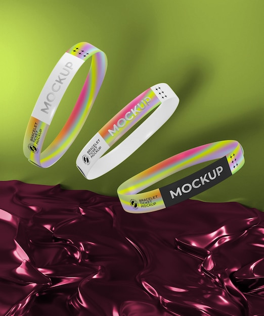 Modell für ein Armband-Ticket