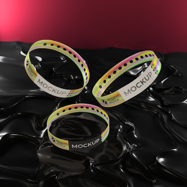 Modell für ein Armband-Ticket