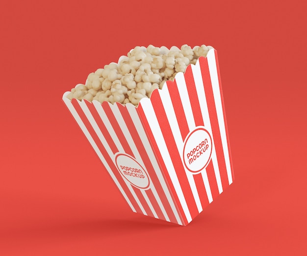 PSD modell mit popcorn-eimer