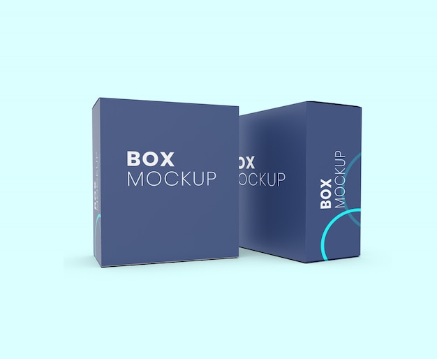 Modell mit zwei Papierboxen