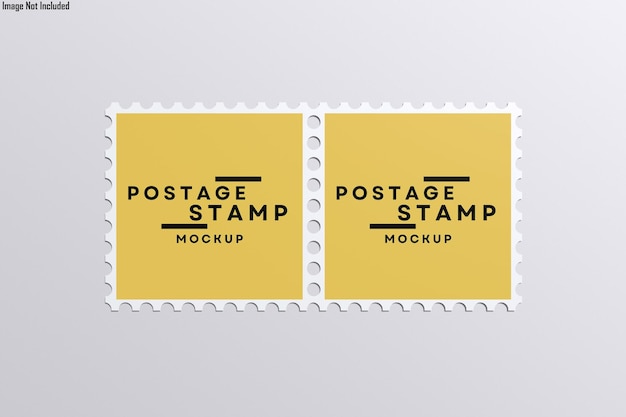 Modell von Briefmarken