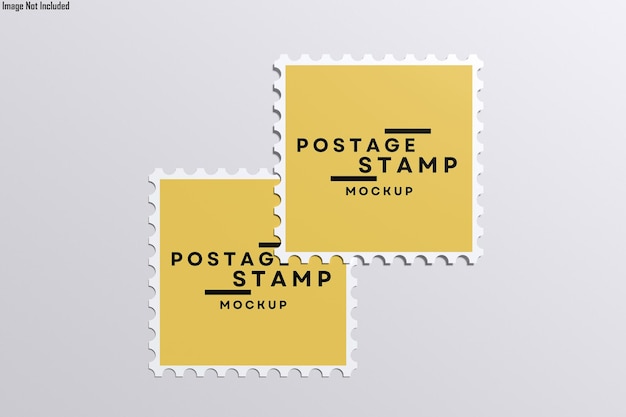 Modell von Briefmarken