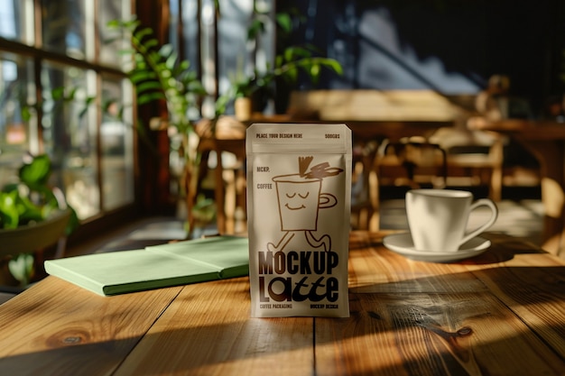Modell von Kaffeeverpackungen