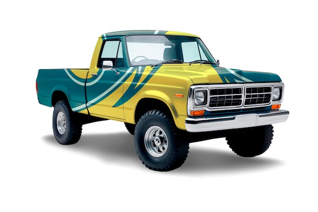 Modell von Pickup-LKW