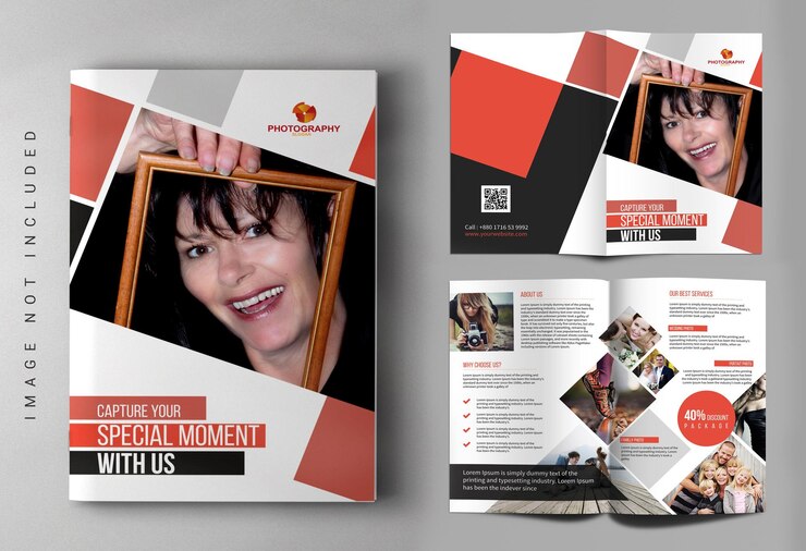 PSD modelli di progettazione di opuscoli