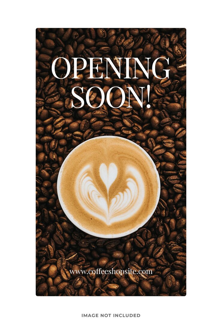 PSD modelli psd di storie di caffè instagram