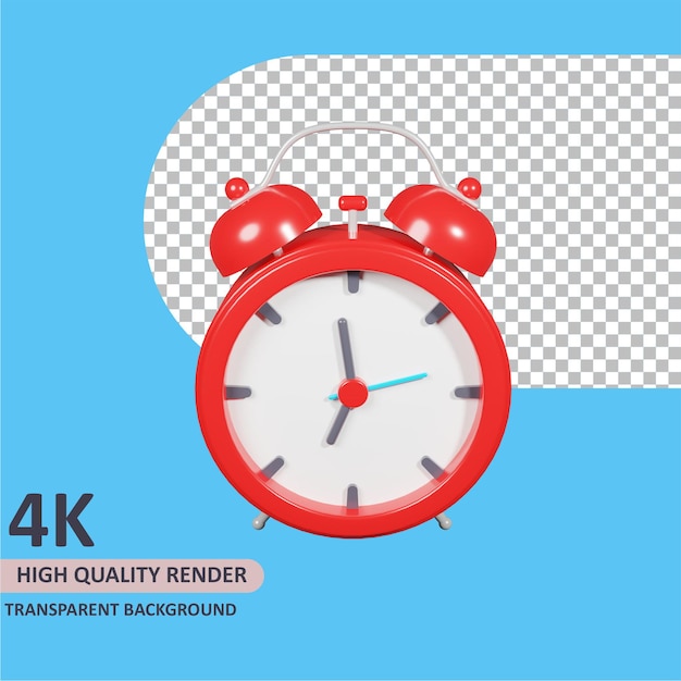 Modellierung 3D-Objekt rendern Wecker