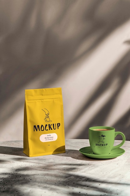 Modellkonstruktion von Kaffeeverpackungen