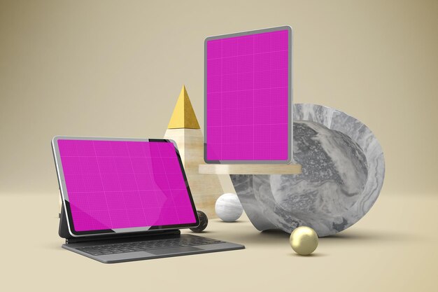 Modello astratto di tablet