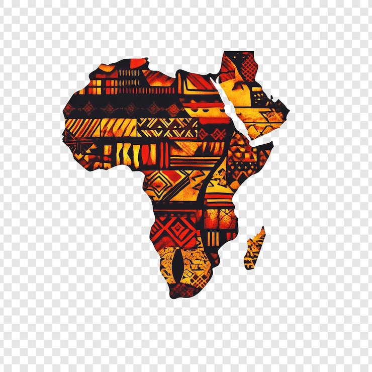 PSD modello del continente africano