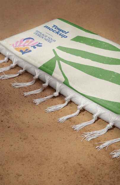 Modello di asciugamano da spiaggia