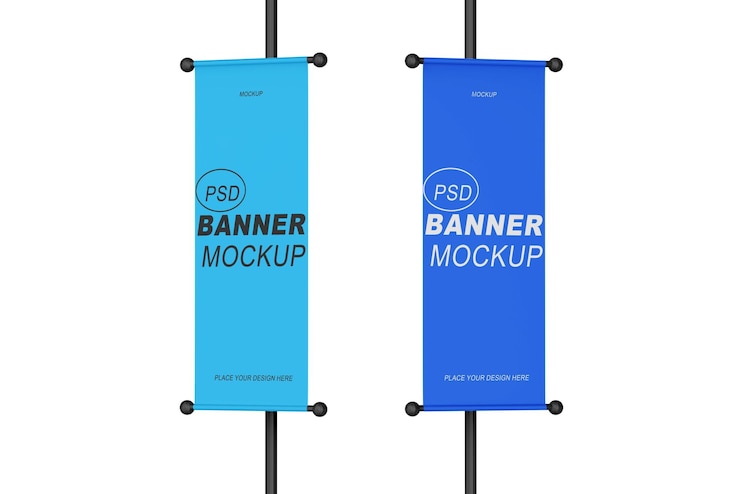PSD modello di bandiera pubblicitaria