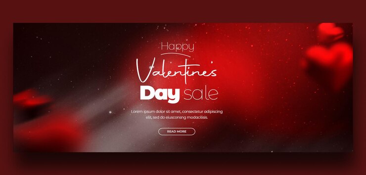 PSD modello di banner di copertina di facebook per il giorno di san valentino e la super vendita