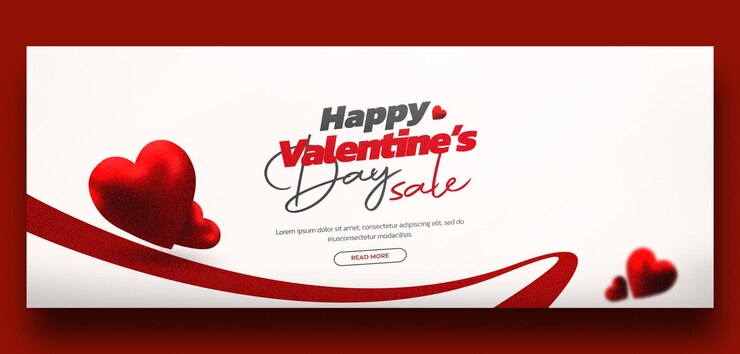 PSD modello di banner di copertina di facebook per il giorno di san valentino e la super vendita