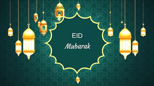 modello di banner di Ramadan Kareem e Eid Mubarak