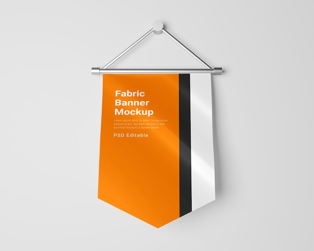 Modello di banner in tessuto PSD