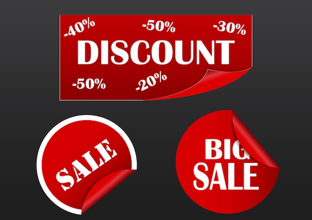 Modello di banner per la promozione dello sconto 3d