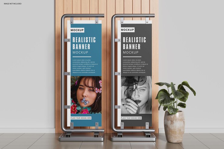 Modello di banner realistico