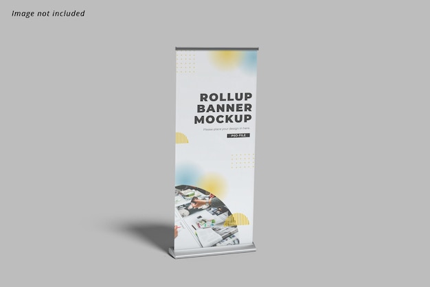 Modello di banner rotolante
