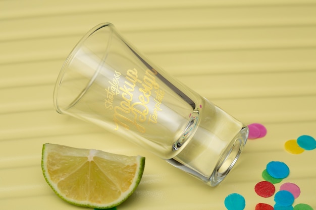 Modello di bicchiere di tequila