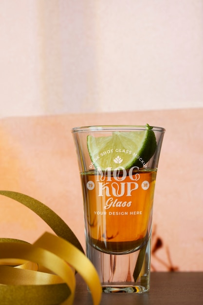 Modello di bicchiere di tequila