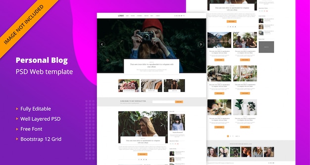 Modello di blog personale