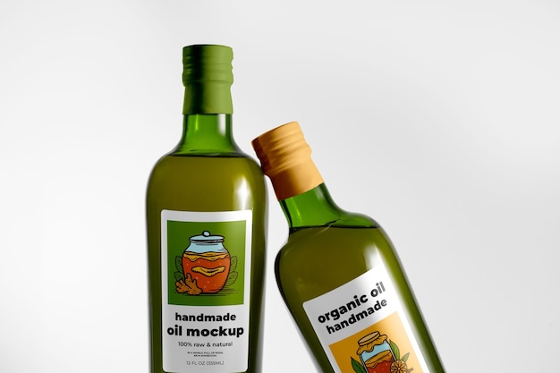 Modello di bottiglia di olio