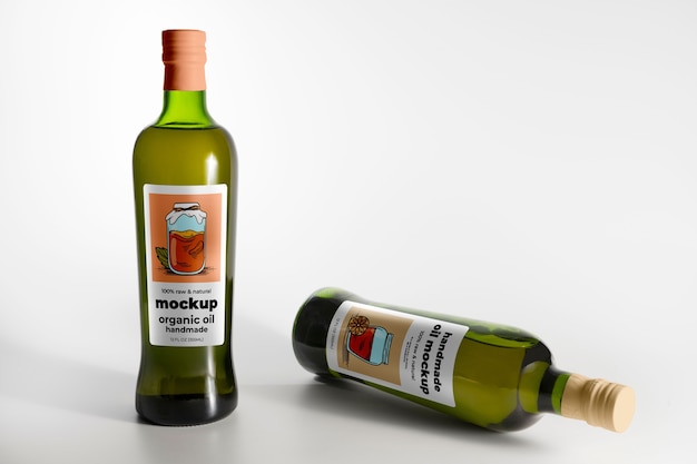 Modello di bottiglia di olio