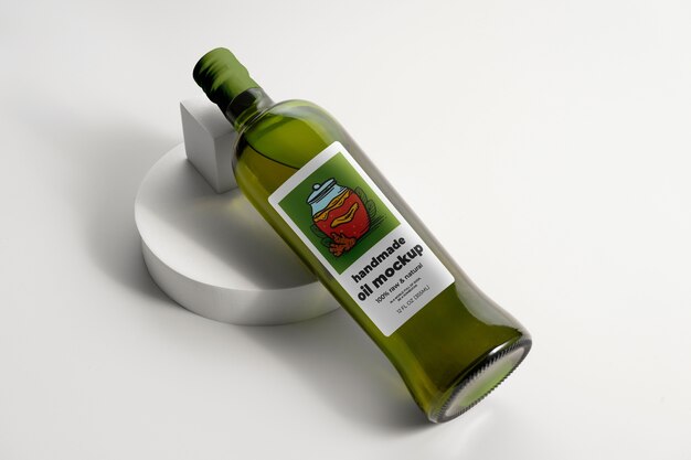 Modello di bottiglia di olio