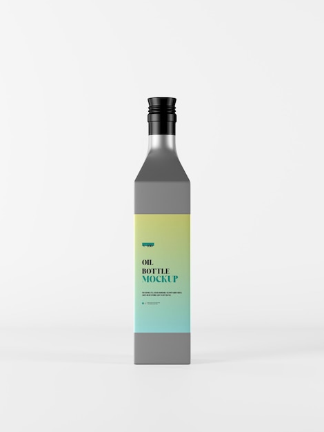 Modello di bottiglia di olio
