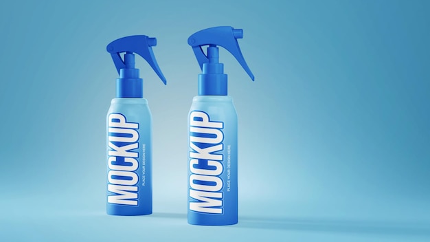 Modello di bottiglia di plastica a spruzzo