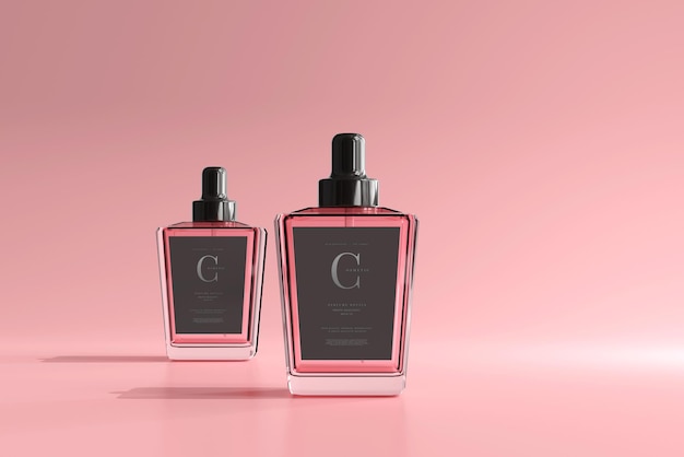 Modello di bottiglia di profumo