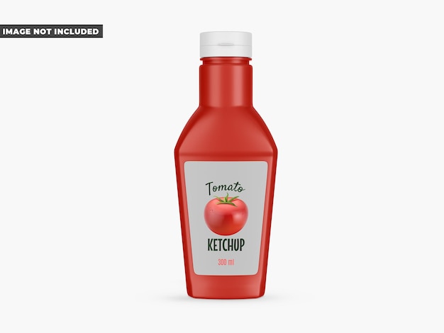 Modello di bottiglia di salsa