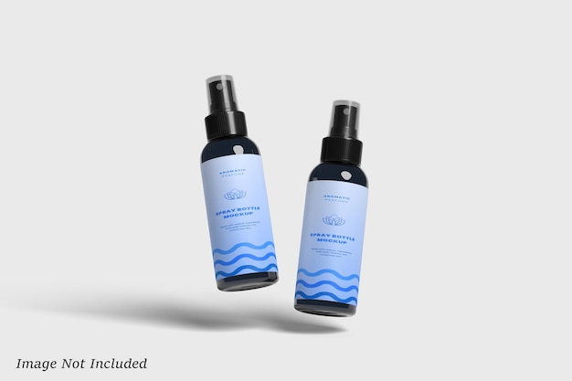modello di bottiglia spray psd