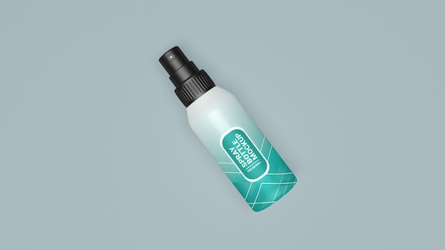 Modello di bottiglia spray PSD