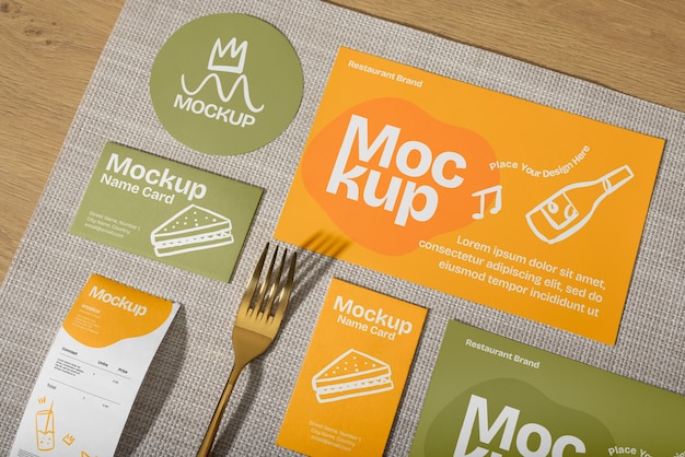 Modello di branding del ristorante