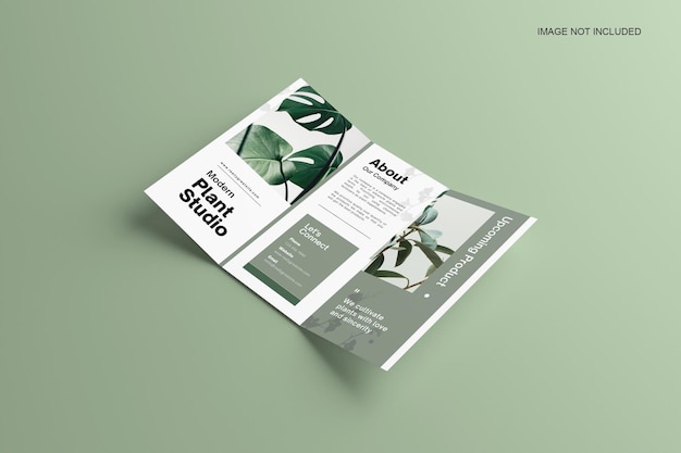 Modello di brochure a tre ante a4