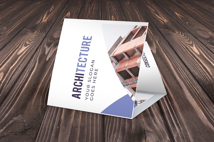 PSD modello di brochure a tre ante
