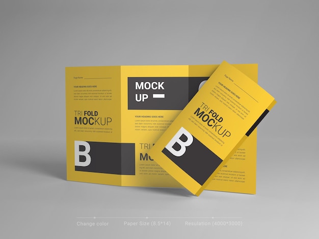 Modello di brochure a tre ante