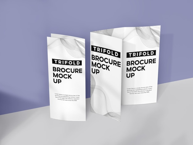Modello di brochure tripla