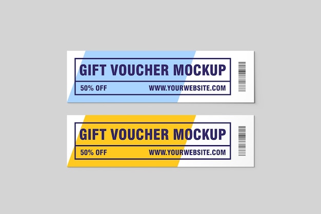 Modello di buono regalo e coupon