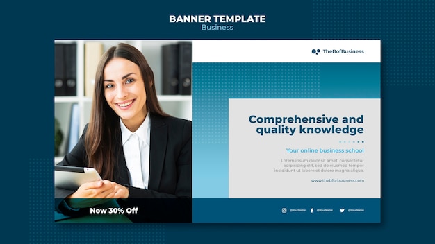 Modello di business design piatto