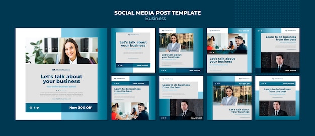 Modello di business design piatto