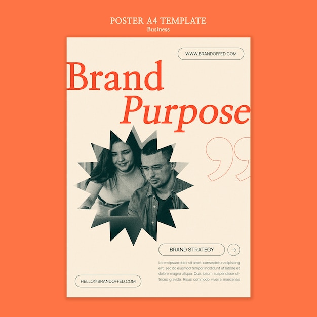 Modello di business design piatto